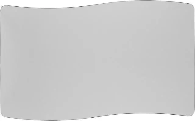 Alt view image 11 of 11 - Mobile 28"W x 47.5"L Rectangular Wave Flexible Collaborative Grey Laminate Activity Table - Height Adjustable Short Legs