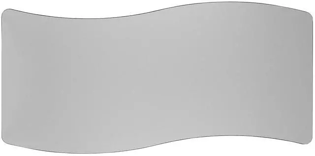 Alt view image 9 of 9 - Mobile 26"W x 60"L Rectangular Wave Flexible Collaborative Grey Laminate Activity Table - Standard Height Adjustable Legs