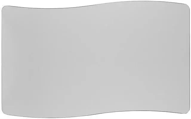 Alt view image 11 of 11 - 28"W x 47.5"L Rectangular Wave Flexible Collaborative Grey Thermal Laminate Activity Table - Height Adjustable Short Legs