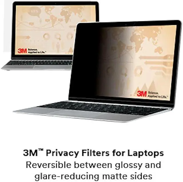 Alt view image 14 of 15 - 3M Edge-To-Edge Privacy Filter Black