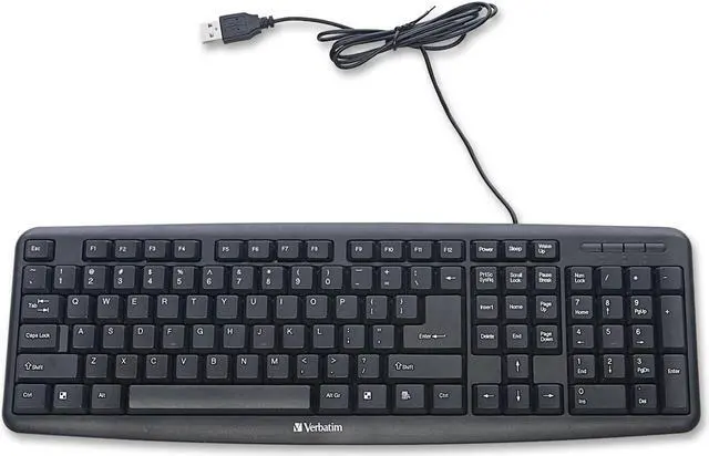 Alt view image 18 of 20 - Verbatim 99201 Black USB 2.0 (also compatible with USB 1.1 ports) Wired Keyboard