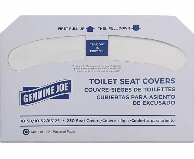 Alt view image 5 of 5 - Genuine Joe Toilet Seat Cover