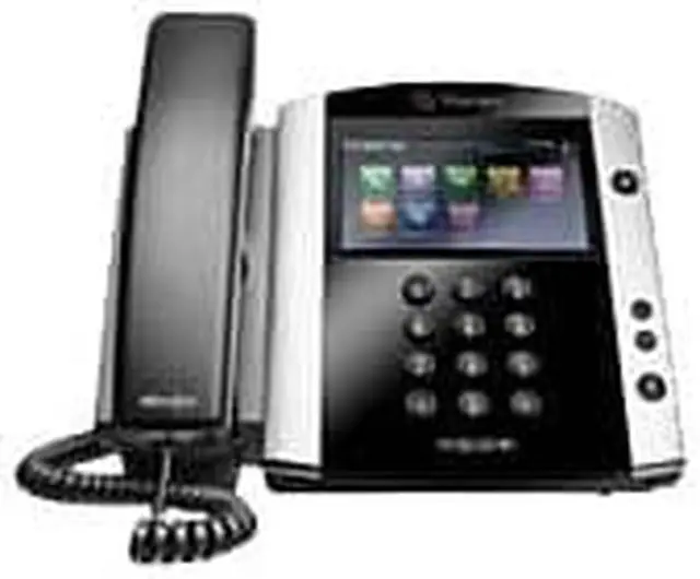 Alt view image 4 of 5 - VVX 601 12-Line IP Phone w/ Touchscreen