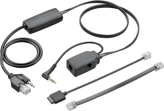 Alt view image 10 of 10 - Plantronics 38908-11 EHS Cable APA-23 (Alcatel)