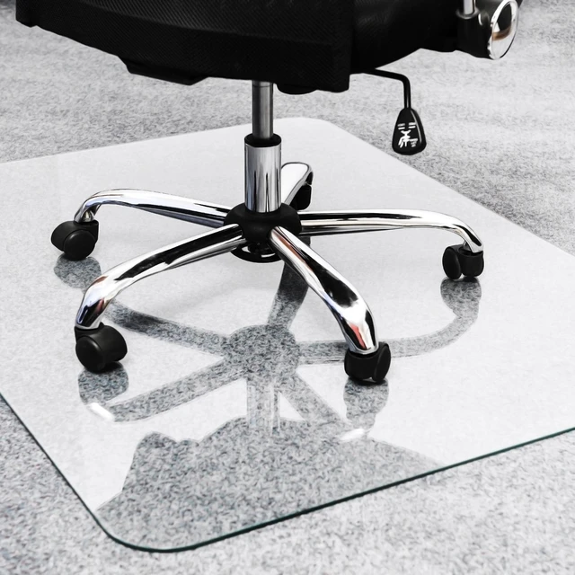 Main image of Floortex Glass Chair Mat 40"x53" Clear 124053EG