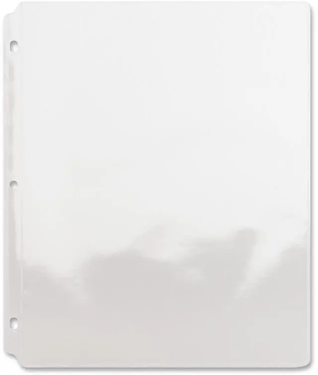 Main image of Sparco Sheet Protectors Heavy-Duty Top Ld 11"x8-1/2" 50/BX Clear 73907