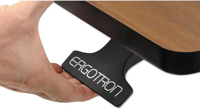 Alt view image 12 of 14 - Ergotron 24-271-928 WorkFit-D, Sit-Stand Adjustable-Height Desk - Birch Surface