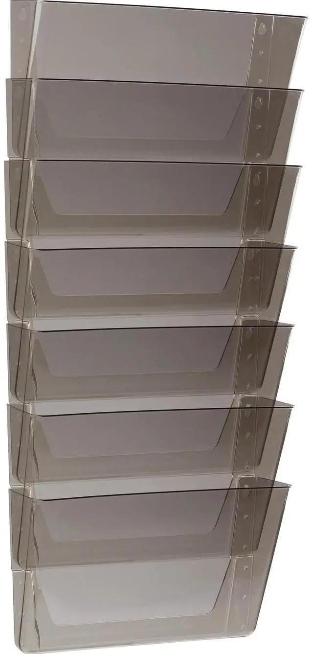 Alt view image 9 of 10 - Storex 70260U01C Stacking Wall Pocket Set