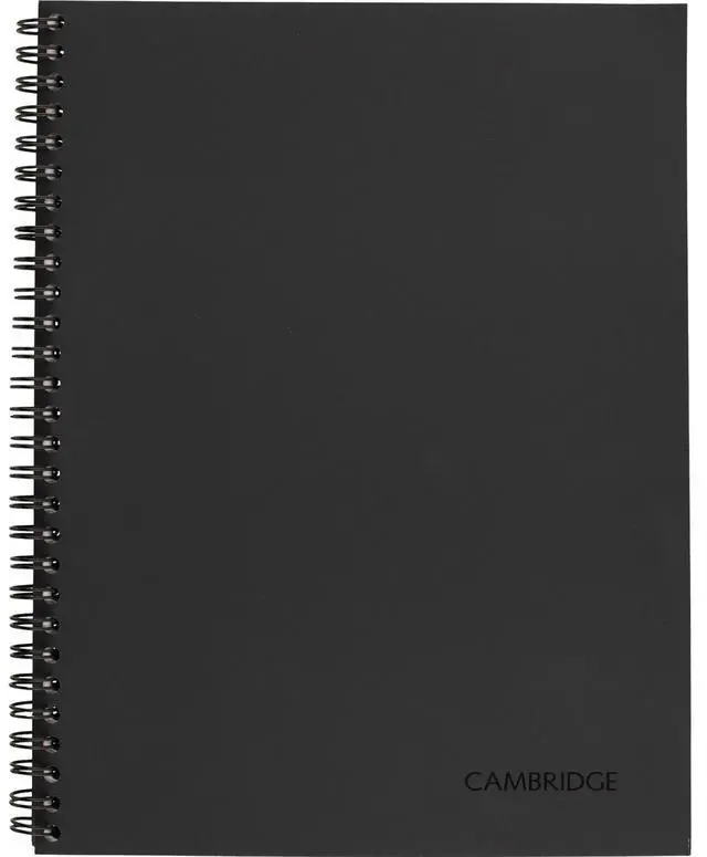 Alt view image 9 of 9 - Mead Limited Meeting Notebook 9-1/2"x7-1/4" Rld 80Pgs BK 06982