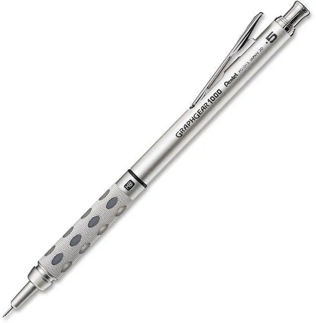 Alt view image 4 of 4 - Pentel Automatic Drafting Pencil .5mm Gray Accent Barrel PG1015A