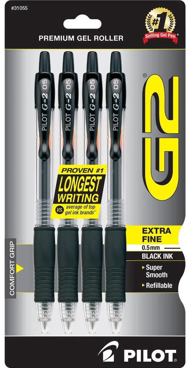 Alt view image 4 of 4 - Pilot G2 Retractable Gel Ink Rolling Ball Pen