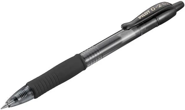 Alt view image 7 of 7 - Pilot Gel Pen Retractable Refillable Fine 4/PK Black 31057