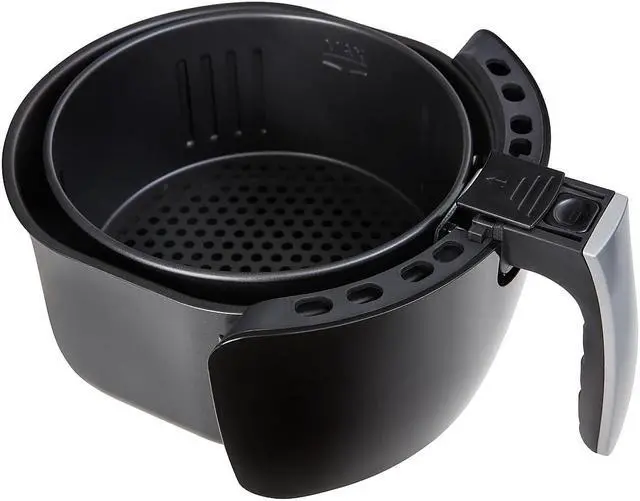 Alt view image 3 of 3 - Premium Levella 2.65L Air Fryer with Rapid Hot Air Circulating System Black