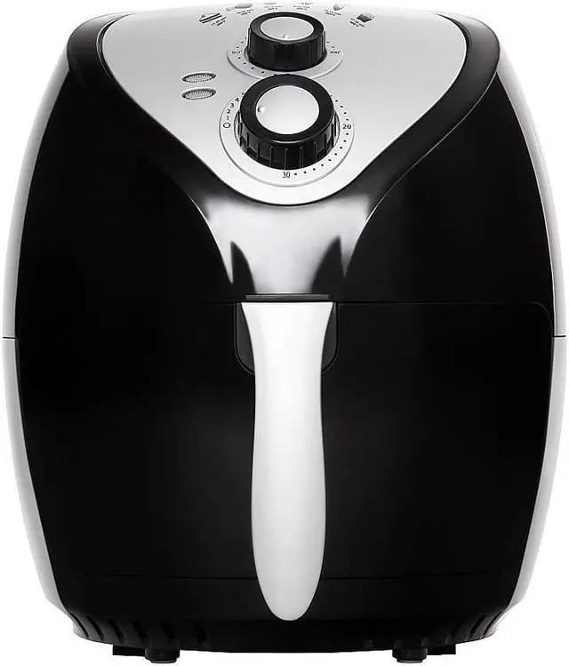 Alt view image 2 of 3 - Premium Levella 2.65L Air Fryer with Rapid Hot Air Circulating System Black