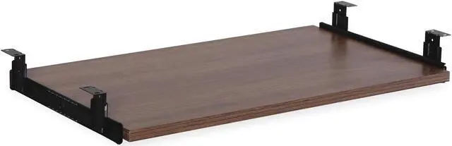 Alt view image 11 of 14 - Lorell Keyboard Tray 26" Walnut 69992