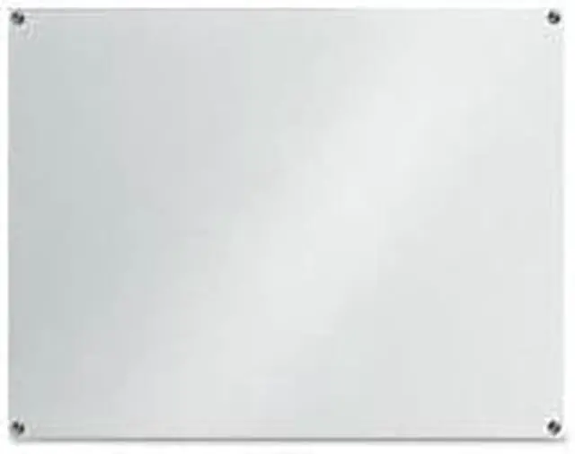Alt view image 9 of 9 - Lorell Glass Dry-Erase Board 48"x36" Frost 52502