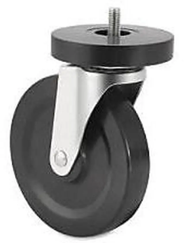 Alt view image 15 of 15 - Lorell Caster Kit 5" Wheel f/ Industr. Shelving 4/ST Black 84861