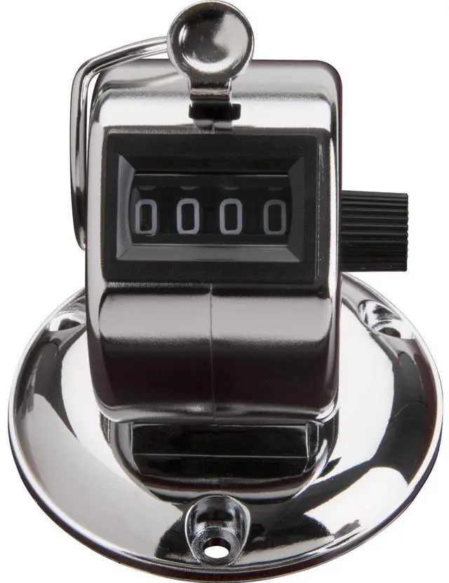 Main image of Sparco Tally Counter With Base Silver 24200, 1 Each
