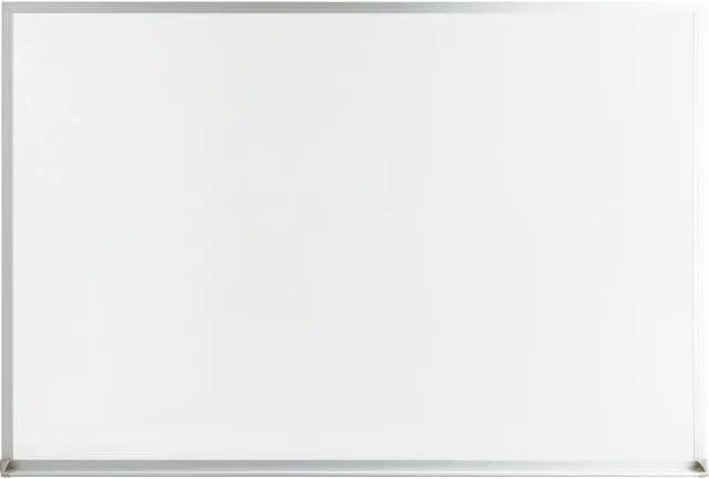 Alt view image 3 of 4 - Lorell Dry-erase Board Aluminum Frame 4'x3' White 19771