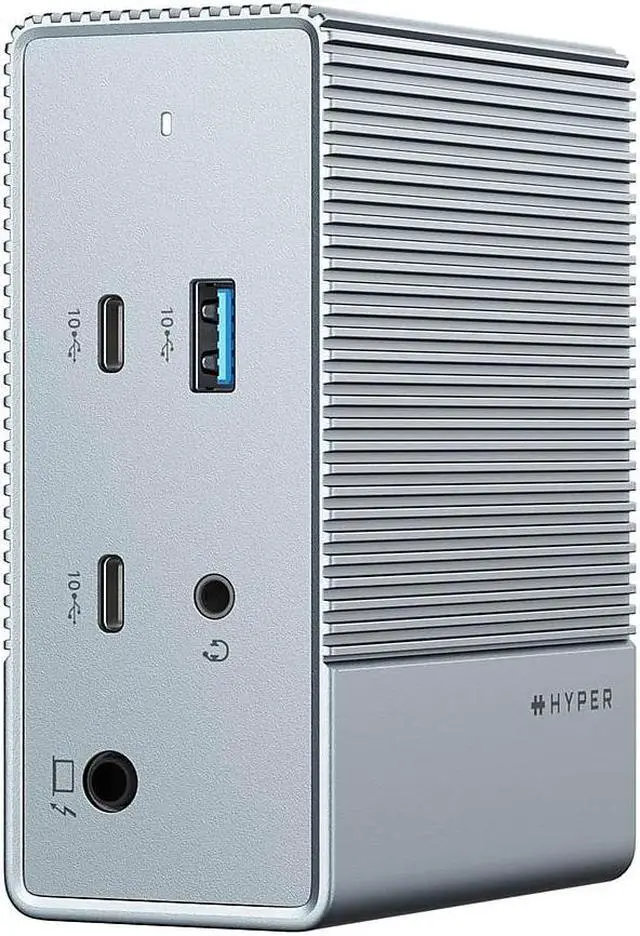 Alt view image 2 of 4 - Hyper Products GEN2 12-in-1 USB-C Docking Station With Power Adapter