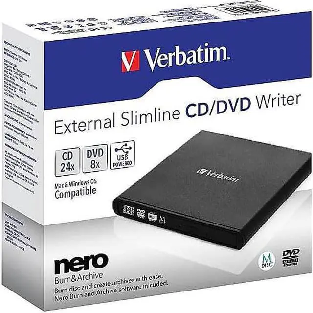 Alt view image 4 of 17 - External Writer 8X DVD Write Speed/24X CD Write Speed 71123