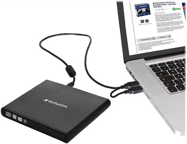 Alt view image 6 of 17 - External Writer 8X DVD Write Speed/24X CD Write Speed 71123