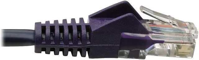 Alt view image 18 of 19 - Cat5e 350 Mhz Snagless Molded Utp Patch Cable (Rj45 M/M), Purple, 3 Ft.