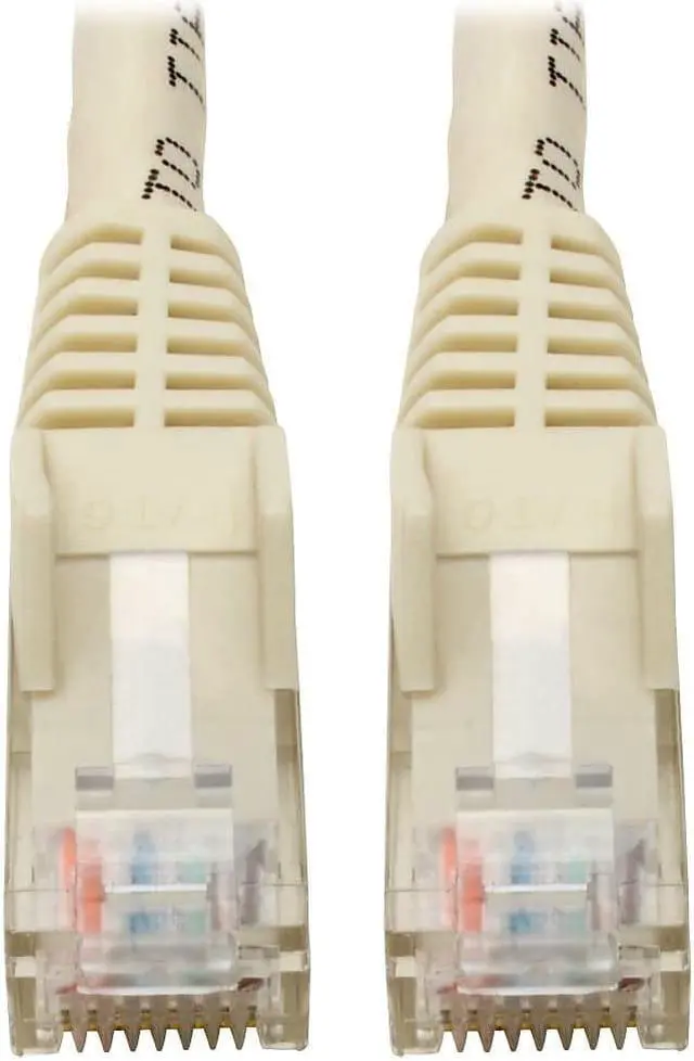 Alt view image 17 of 20 - Tripp Lite N201-06N-WH Premium Cat6 Gigabit Snagless Molded Utp Patch Cable, 24 Awg, 550 Mhz/1 Gbps (Rj45 M/M) , White, 6 In. - Patch Cable - Rj-45 (M) To Rj-45 (M) - 5.9 In - Utp - Cat 6 - Ieee 802.