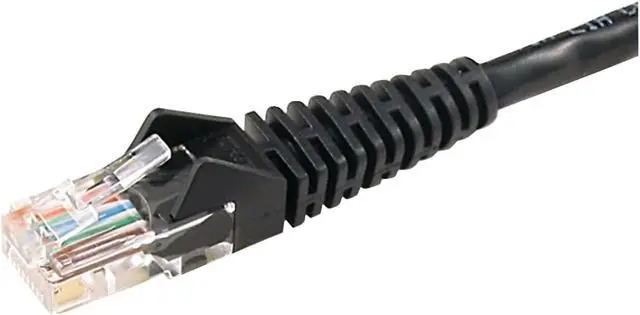 Alt view image 7 of 11 - TRIPP LITE N001-025-BK 25FT CAT5E / CAT5 SNAGLESS MOLDED PATCH CABLE RJ45 M/M BLACK 25FT