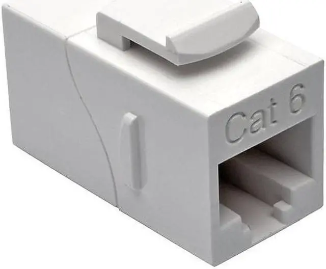 Alt view image 11 of 12 - TRIPP LITE N235-001-WH Cat6 Straight-Through Modular In-Line Snap-In Coupler (RJ45 F/F)