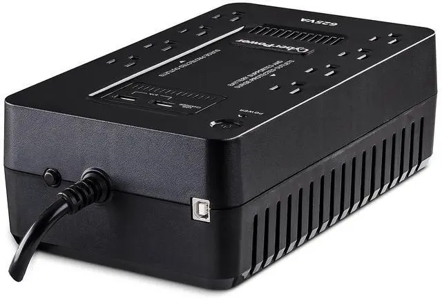 Alt view image 19 of 20 - CyberPower ST625U Standby UPS Systems - 625VA/360W, 120 VAC, NEMA 5-15P, Compact, 8 Outlets, PowerPanel