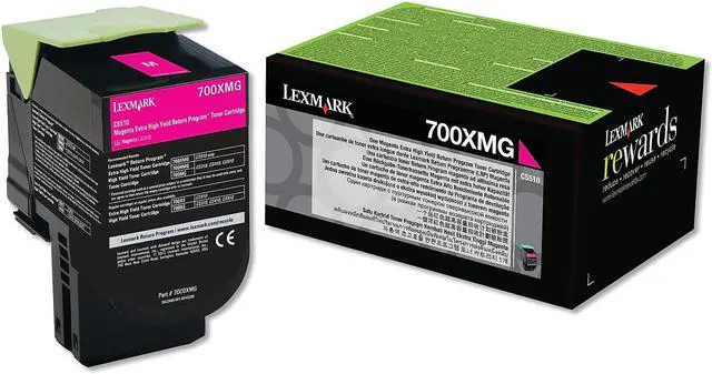 Alt view image 6 of 7 - LEXMARK 70C0XMG Extra High Yield Return Program Toner Cartridge, Magenta