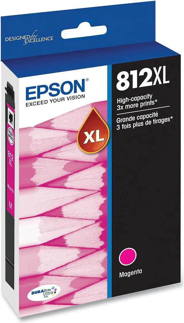 Alt view image 6 of 6 - Epson T812XL Magenta DuraBrite Ultra High-Yield Ink T812XL320S