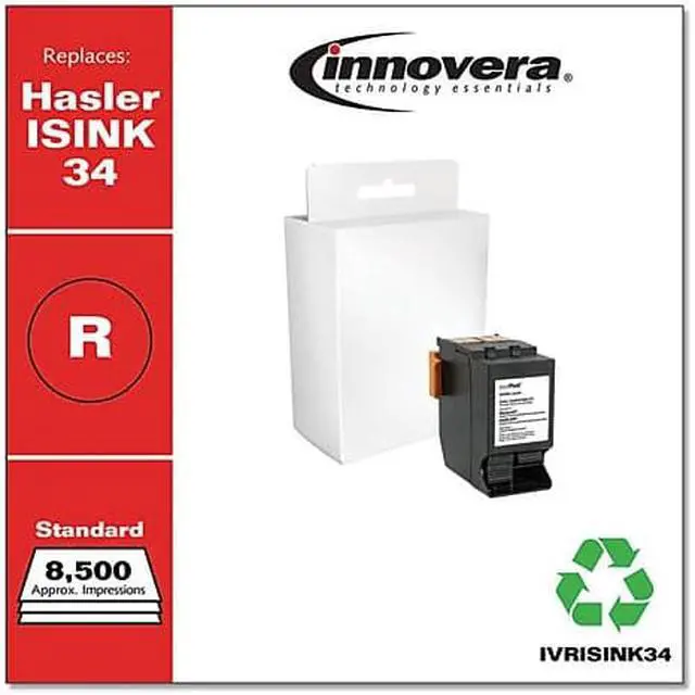 Alt view image 3 of 4 - Innovera Red Postage Meter Ink Replacement for Hasler ISINK34 IVRISINK34