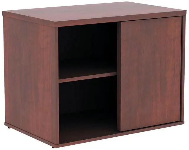 Alt view image 20 of 20 - Alera Open Office Low Storage Cabinet Credenza, 29 1/2 X 19 1/8x 22 7/8, Cherry