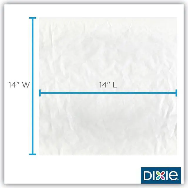 Alt view image 4 of 8 - All-Purpose Food Wrap Dry Wax Paper 14 x 14 White 1000/Carton GRC1414
