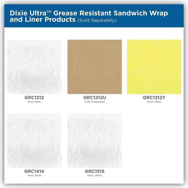 Alt view image 5 of 8 - All-Purpose Food Wrap Dry Wax Paper 15 x 16 White 1000 Sheets/Pack 3 Packs/Carton GRC1516