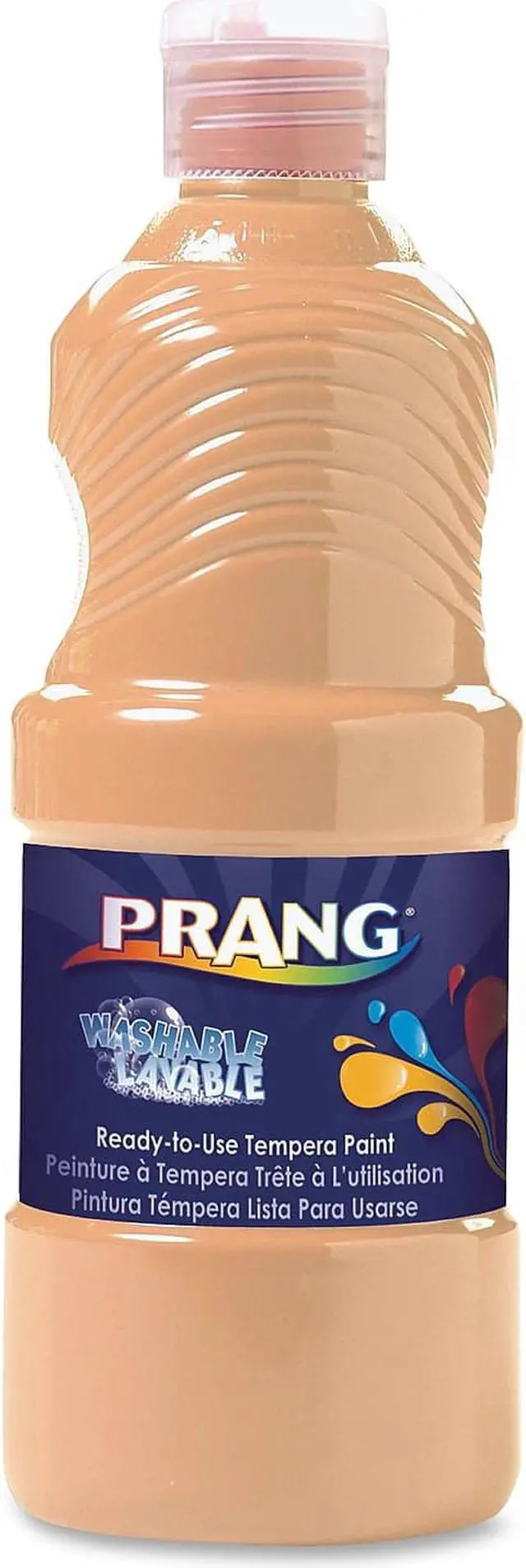 Alt view image 2 of 2 - Washable Paint Peach 16 oz Dispenser-Cap Bottle X10711