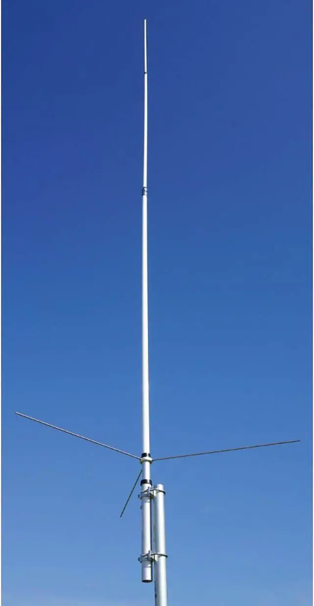 Alt view image 6 of 6 - Tram 1481 Amateur Dual-Band Base Antenna with 17ft Base Antenna, 8dBd 144MHz/11dBd 440