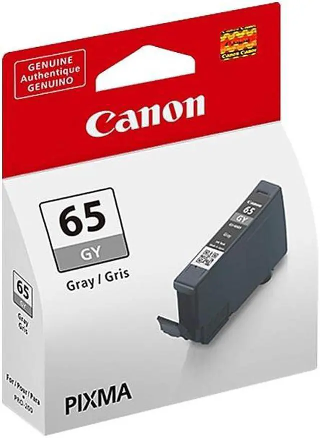 Alt view image 2 of 6 - Canon 65 GY Gray Standard Yield Ink Cartridge (4219C002)