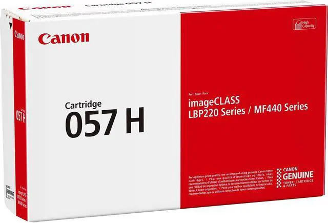 Alt view image 8 of 15 - Canon 057H Original Toner Cartridge Black 3010C001