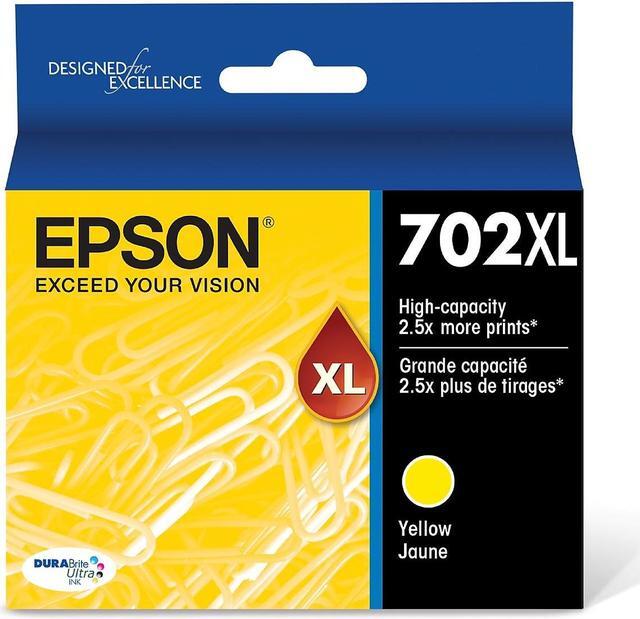 T702XL420-S (702XL) DURABrite Ultra High-Yield Ink, 950 Page-Yield, Yellow T702XL420-S (702XL) DURABrite Ultra High-Yield Ink, 950 Page-Yield, Yellow