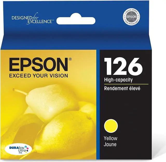 Main image of Epson 126 Yellow Ink Cartridge High Yield (T126420) 899055