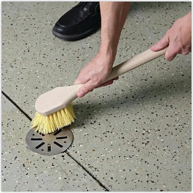Alt view image 10 of 10 - Boardwalk Utility Brush Polypropylene Fill 20" Long Tan Handle 4320