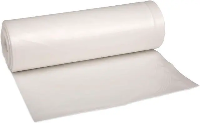 Main image of Boardwalk Low-Density Waste Can Liners 33 gal 0.6 mil 33 x 39 White 6 Rolls of 25 Bags 512