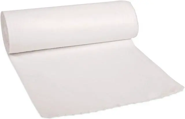Main image of Boardwalk Repro Low-Density Can Liners 55 gal 0.63 mil 38 x 58 White 10 Bags/Roll 10 Rolls/Carton 515