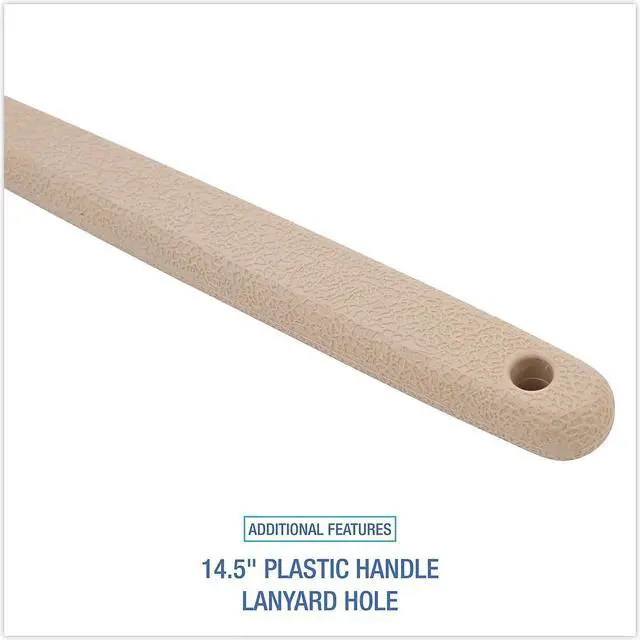 Alt view image 8 of 10 - Boardwalk Utility Brush Polypropylene Fill 20" Long Tan Handle 4320