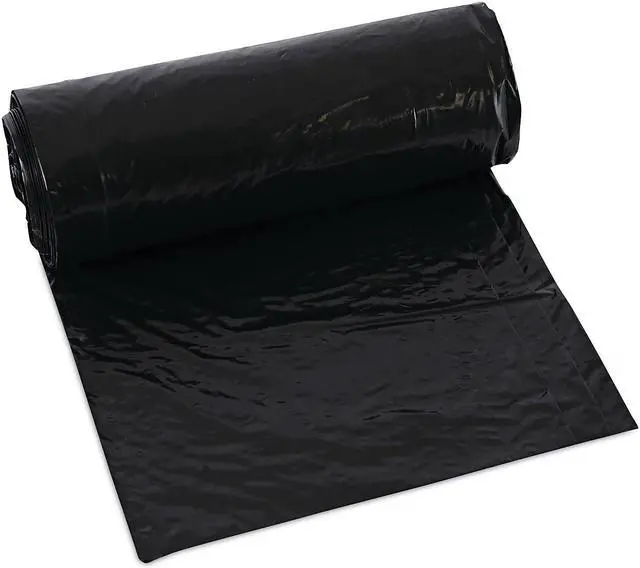 Main image of Boardwalk Low-Density Waste Can Liners 16 gal 1 mil 24 x 32 Black 15 Bags/Roll 10 Rolls/Carton 510