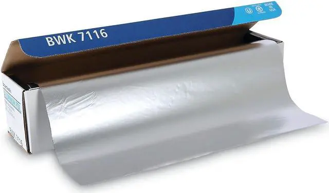 Alt view image 12 of 16 - Premium Quality Aluminum Foil Roll, 18" X 1000 Ft, 16 Micron Thickness, Silver