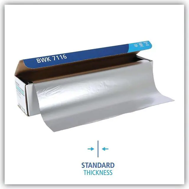 Alt view image 14 of 16 - Premium Quality Aluminum Foil Roll, 18" X 1000 Ft, 16 Micron Thickness, Silver